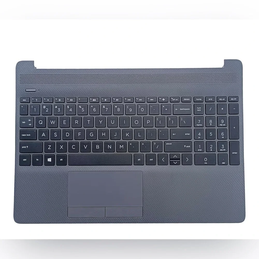 For HP 15-DW 15S-DU 15S-DY Palmrest Non-Backlit US Keyboard Touchpad L94458-001